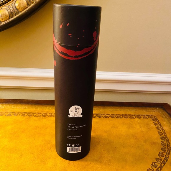 Electric Wine Opener w Charger & Batteries Wine Lover Gift Uncle Viner NEW - Picture 9 of 10